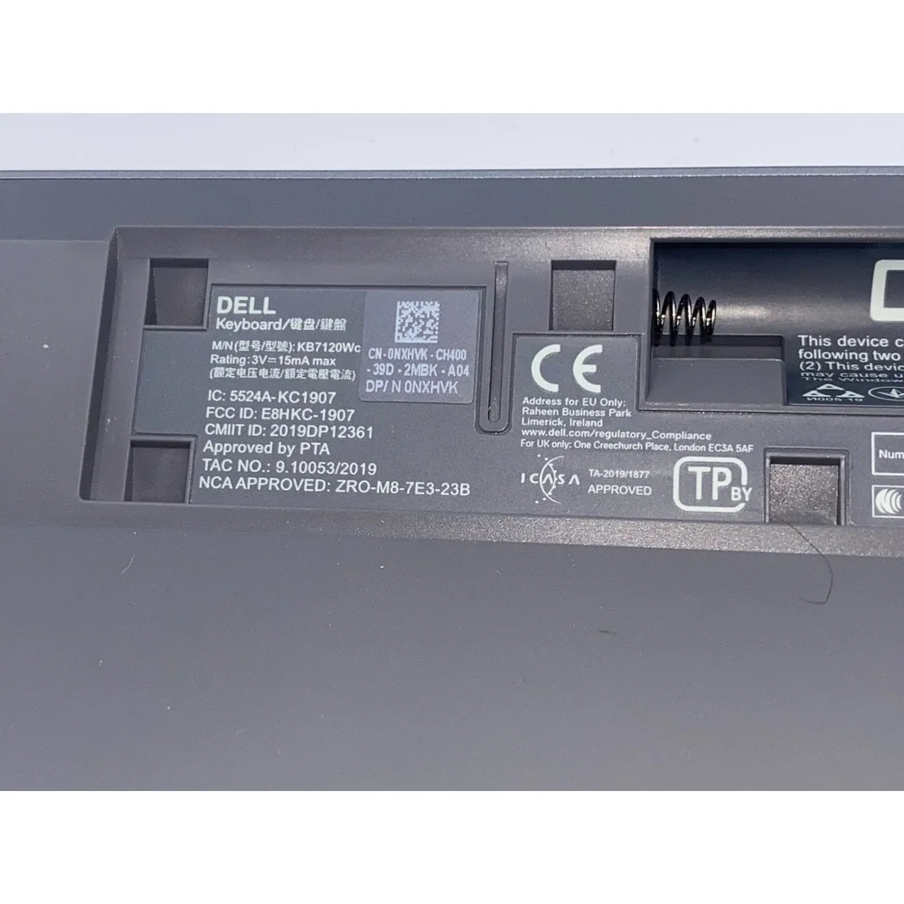 Dell KB7120Wc Wireless Slim Keyboard *No USB Dongle*